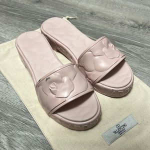 Valentino Garavani Atalier Rose Slides 38EU/8US - Used